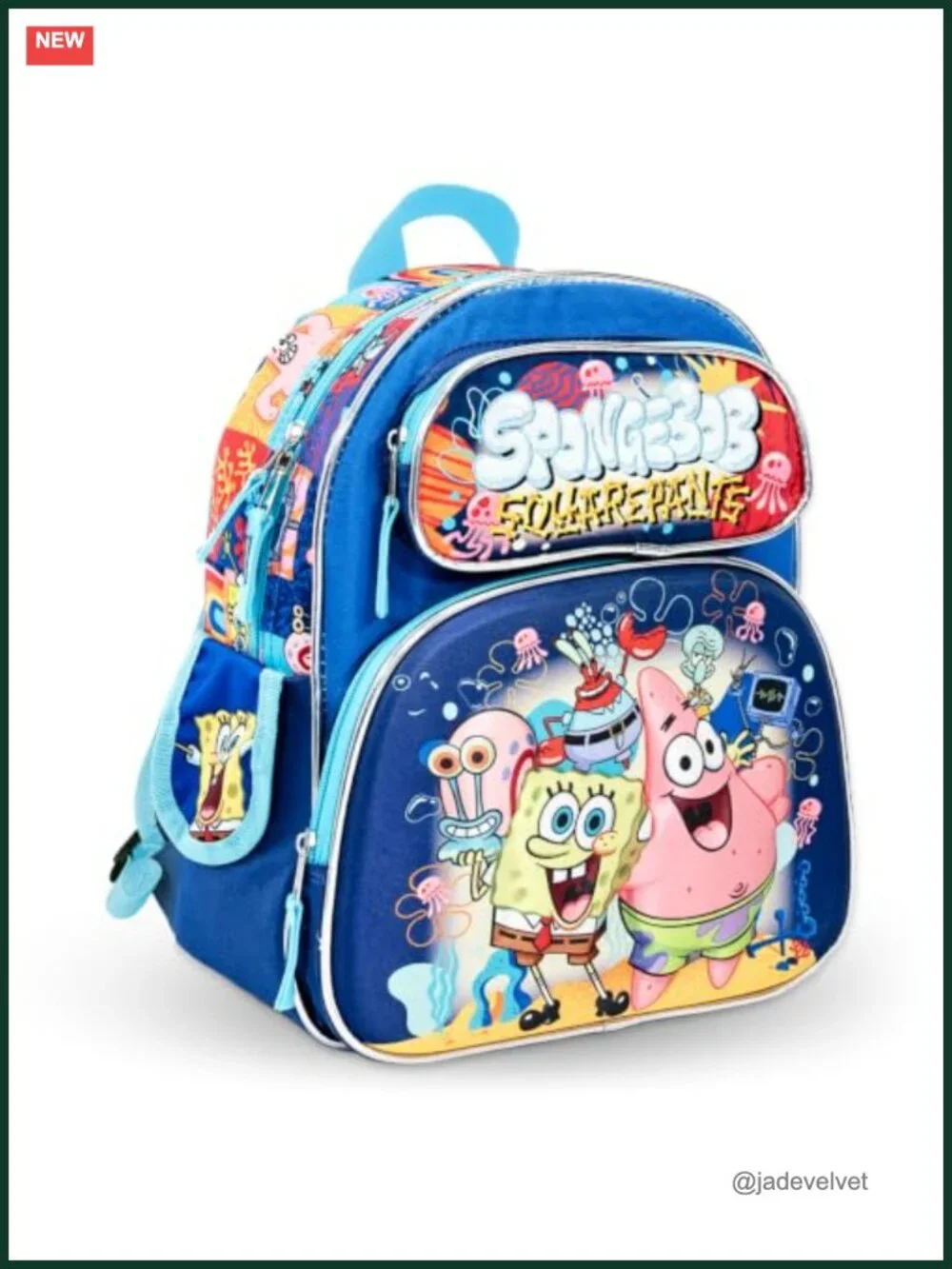 SpongeBob SquarePants Mini Backpack Bundle with Stickers for Kids